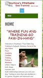 Mobile Screenshot of anythings-pawsable.com