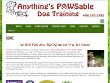 Tablet Screenshot of anythings-pawsable.com